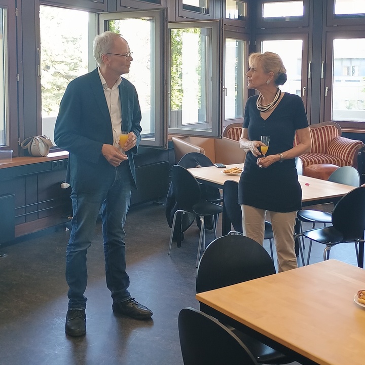 Beim Treffen in den Räumen KHG und ESG im Mensagebäude am Hubland.