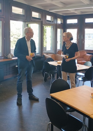 Beim Treffen in den Räumen KHG und ESG im Mensagebäude am Hubland.